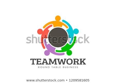 Teamwork Round Table Logo Vector 450x320 Teamwork Round Table Logo Vector