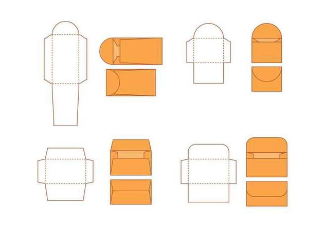 632x443 Die Cut Envelope Free Vector Download Cannypic