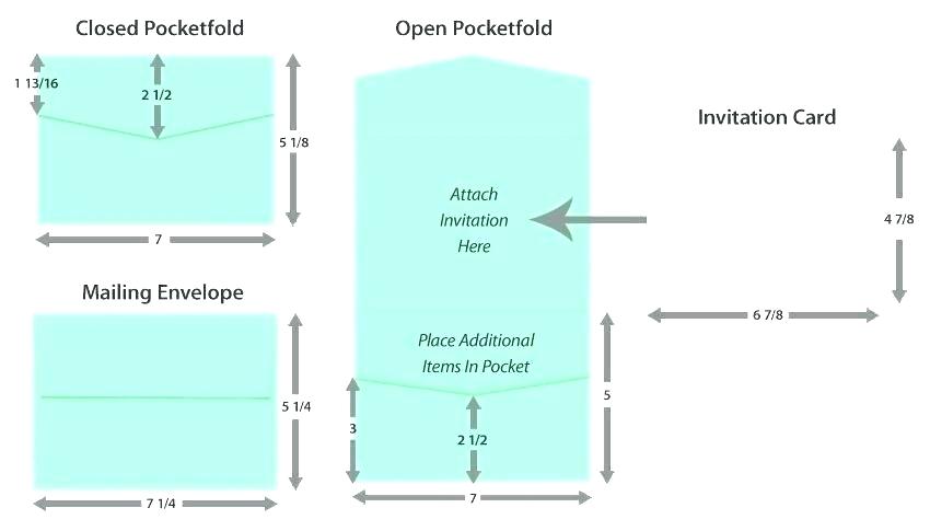 850x485 Pocket Fold Envelope Template How To Make Wedding Invitations Die