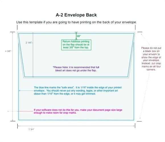 580x500 Stamps For Large Envelope New Size Envelope Template Die Cut