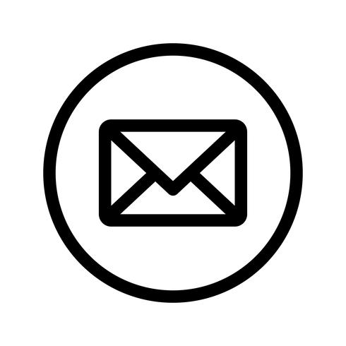 490x490 Envelope Icon Vector Illustration