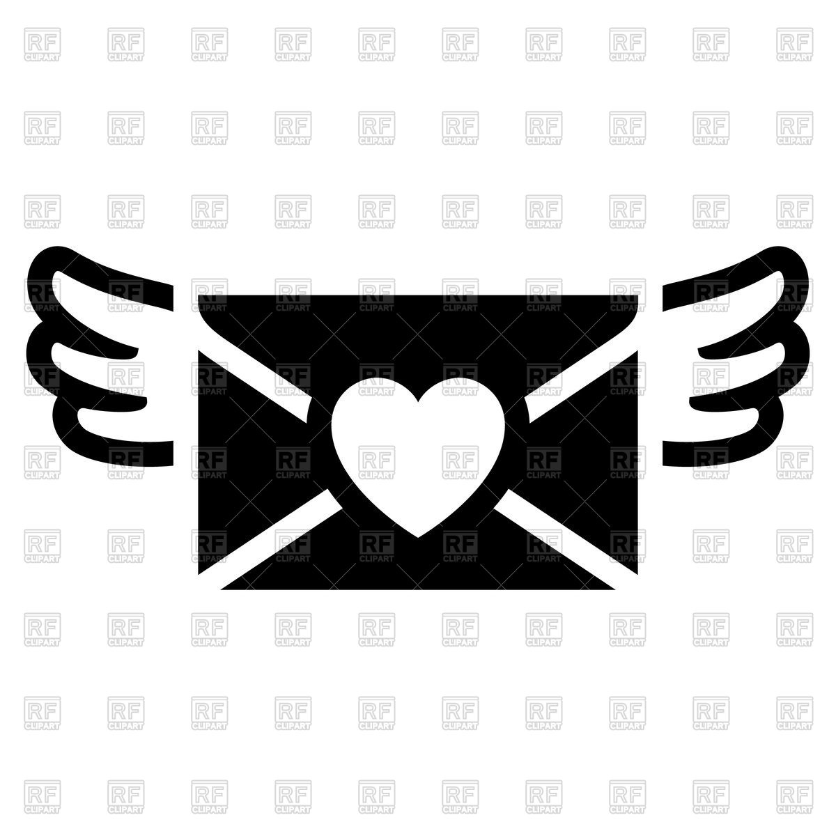 1200x1200 Love Envelope Icon Vector Image Of Signs, Symbols, Maps