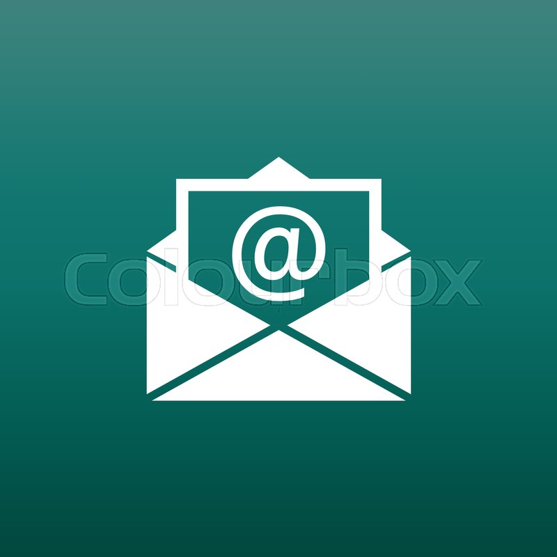 800x800 Mail Envelope Icon Vector Isolated On Stock Vector Colourbox