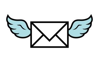 320x200 Envelope Icon Free Vector Art