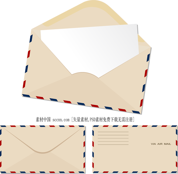 585x570 Practical Envelope Vector