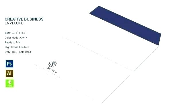 600x378 Business Envelope Design Template