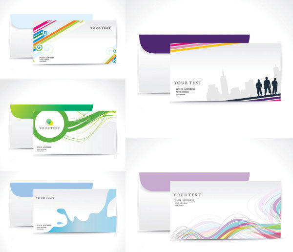 600x516 Envelope Design Template