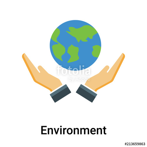 500x500 Environment Icon Vector Sign And Symbol Isolated On White