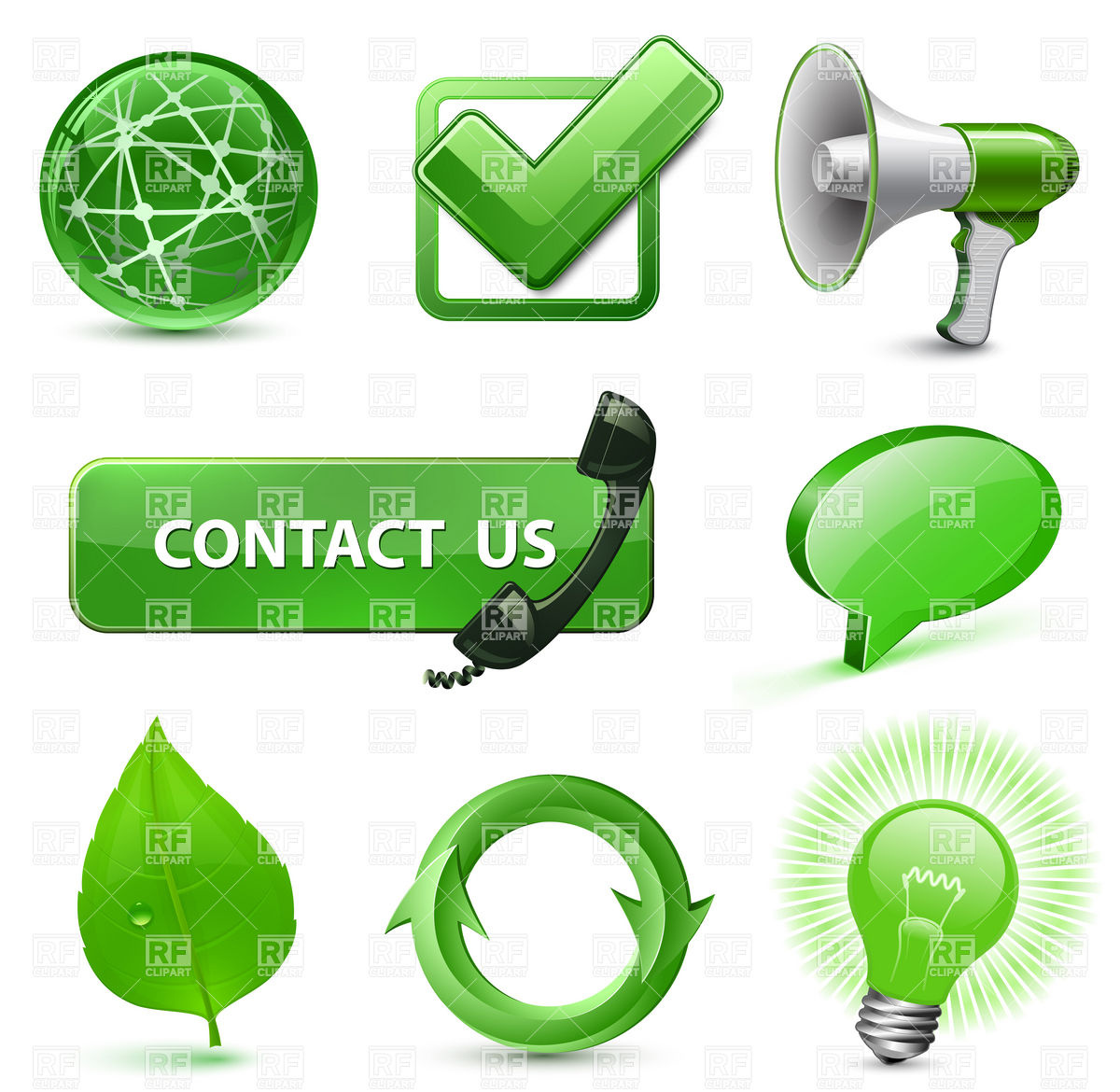 1200x1170 Green Energy And Environment Icons Vector Image Of Icons