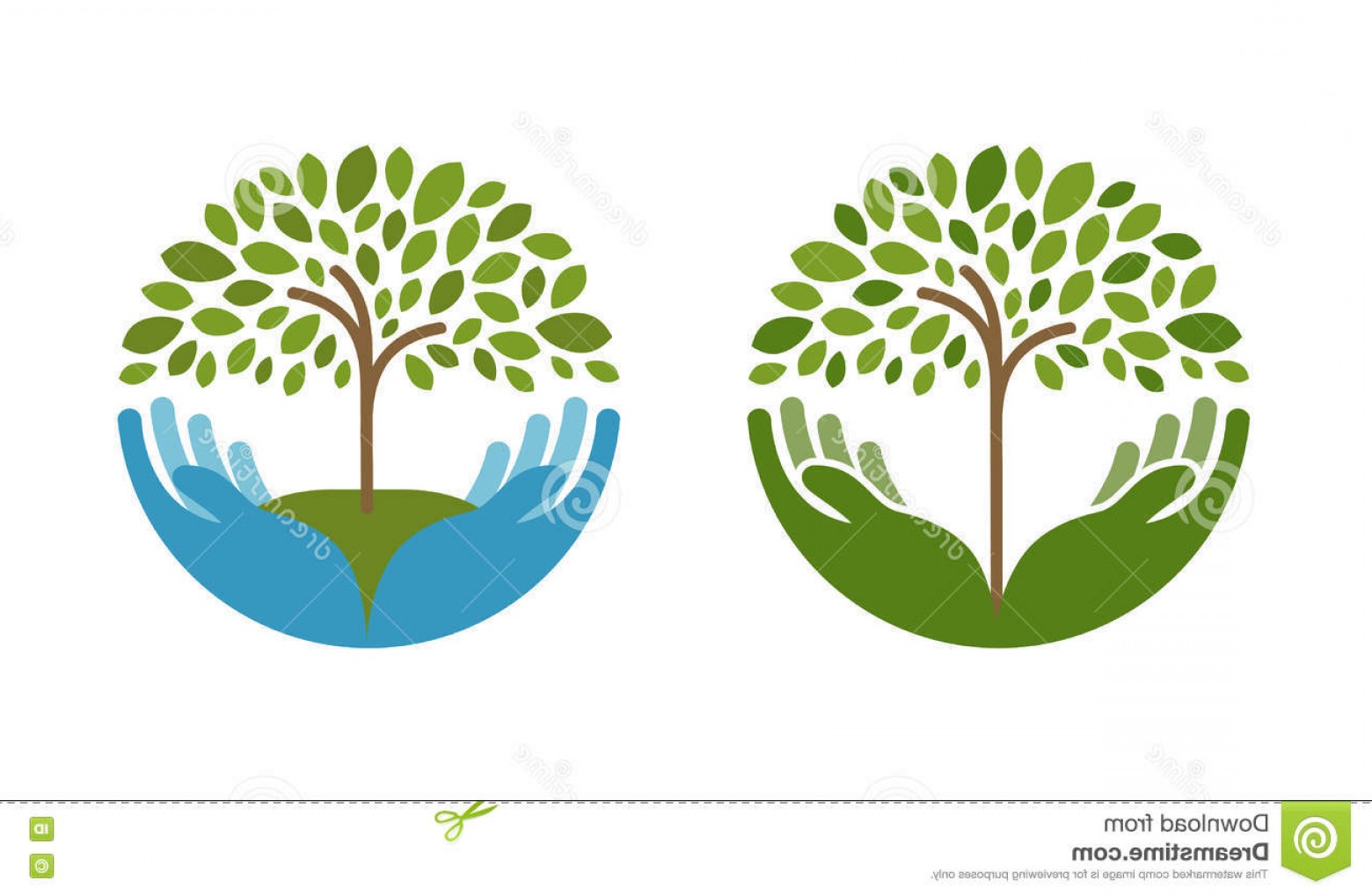1560x1018 Stock Illustration Ecology Natural Environment Vector Logo Tree