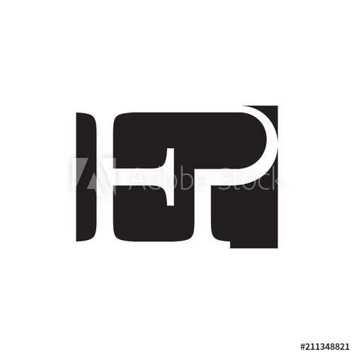 Ep Letter Logo Vector Design In Black And White Color 500x500 Ep Letter Logo Vector Design In Black And White Color