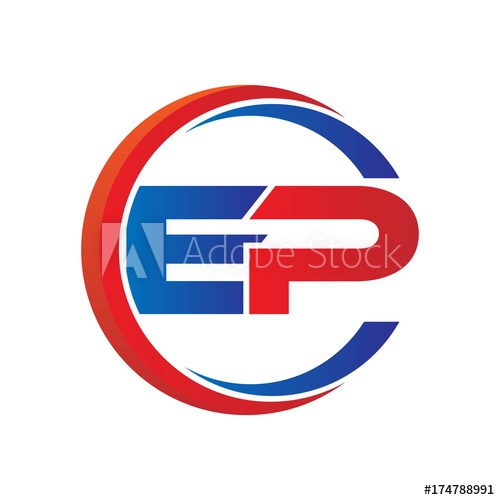 Ep Logo Vector Modern Initial Swoosh Circle Blue And Red 500x500 Ep Logo Vector Modern Initial Swoosh Circle Blue And Red