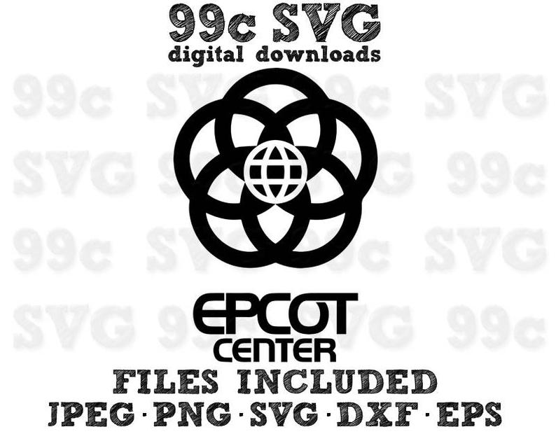 794x620 Epcot Center Disneyworld Logo Dxf Png Vector Etsy