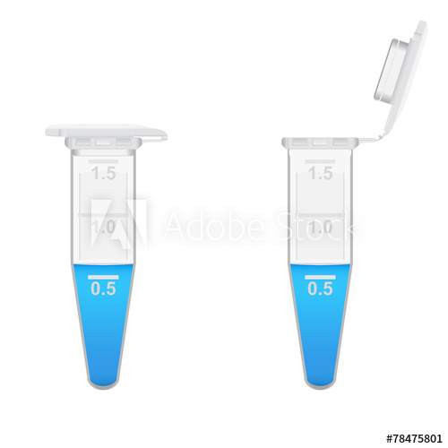 500x500 Plastic Ml Eppendorf Tubes With Solution
