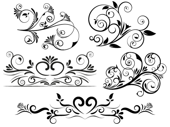 576x432 Swirl Vectors Dxf Png Vector