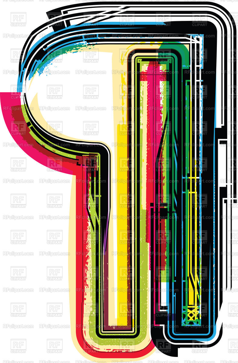 788x1200 Colorful Grunge Font Editor Symbol Vector Image Of Fonts Type