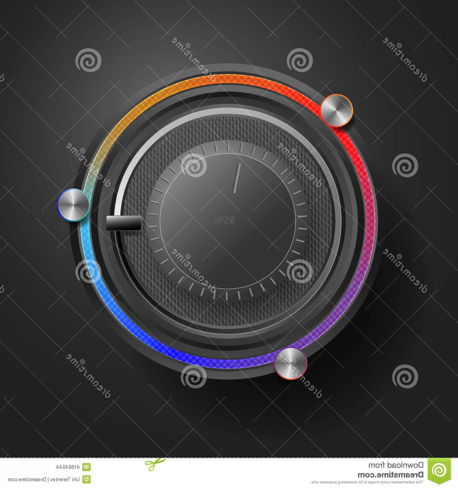 1560x1668 Stock Illustration App Technology Black Edition Vector Color