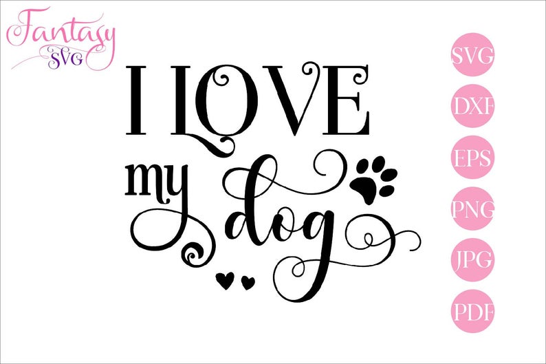 I Love My Dog Puppies Clipart Vector Etsy 794x529 I Love My Dog Puppies Clipart Vector Etsy