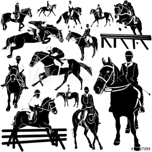 Horse, Equestrian Vector 500x500 Horse, Equestrian Vector