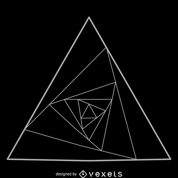 Spiraling Equilateral Triangles Sacred Geometry 570x570 Spiraling Equilateral Triangles Sacred Geometry