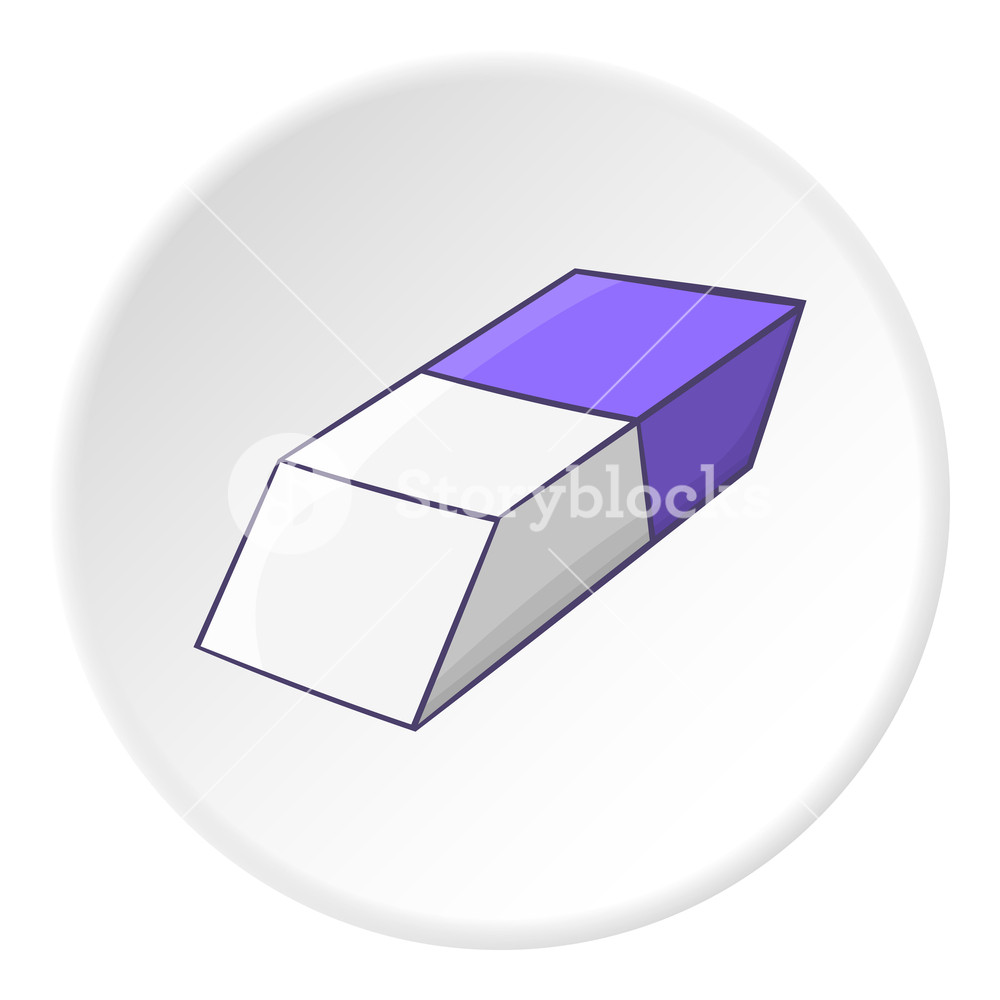 1000x1000 Eraser Icon Cartoon Illustration Of Eraser Vector Icon For Web