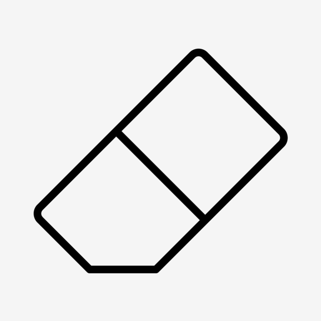 640x640 Vector Eraser Icon, Eraser, Remove, Erase Png And Vector