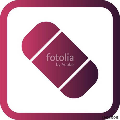 500x500 Vector Eraser Icon Stock Image And Royalty Free Vector