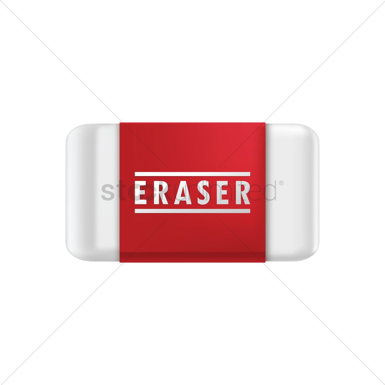 1300x1300 Eraser Vector Image