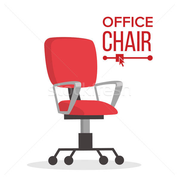600x600 Office Chair Vector Business Manager Empty Seat For Employee