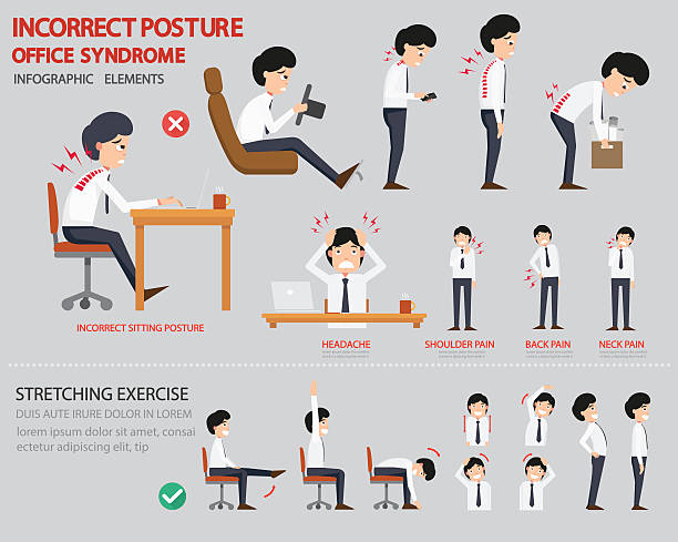 612x489 Office Ergonomics Clipart