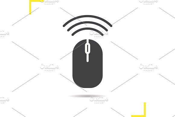 580x386 Wireless Computer Mouse Vector