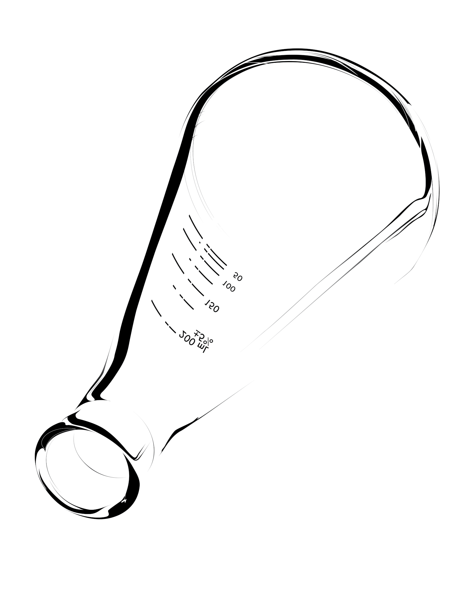 1609x2048 Erlenmeyer Flask Vector Hj