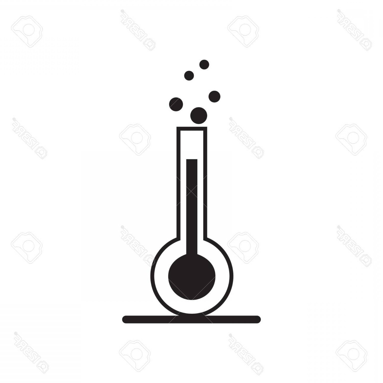 1560x1560 Photostock Vector Erlenmeyer Flask Icon Vector Isolated On White