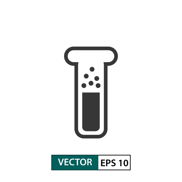 640x640 Erlenmeyer Vector Icon Isolated On White Vector Illustration