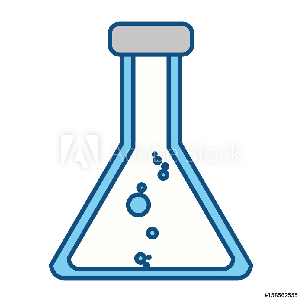 1000x1000 Photo Art Print Erlenmeyer Flask Chemestry Icon Vector