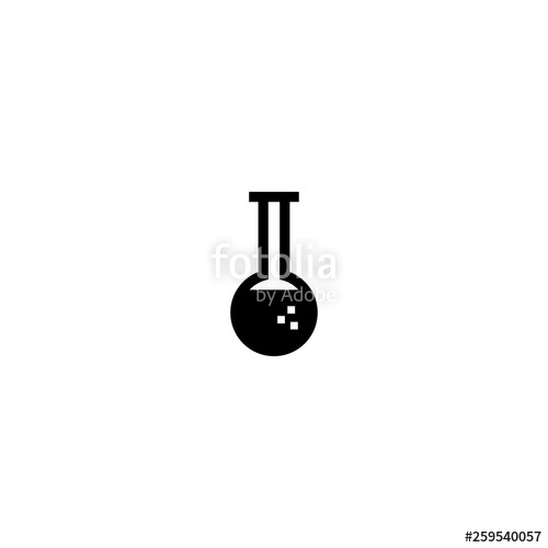 500x500 Erlenmeyer Icon Vector Erlenmeyer Vector Graphic Illustration