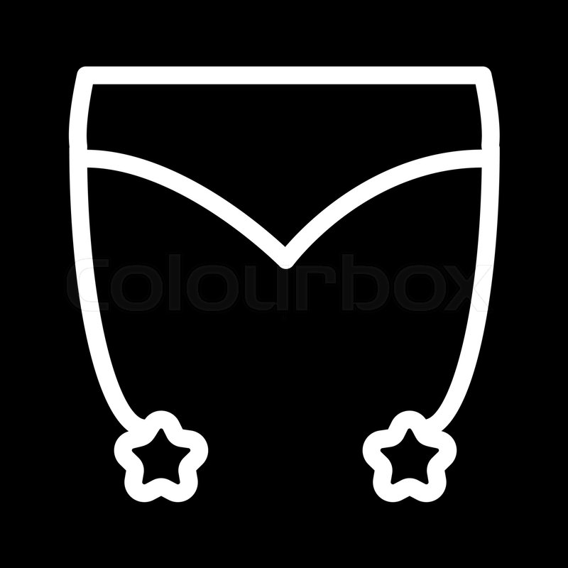 800x800 Erotic Lingerie Simple Vector Icon Stock Vector Colourbox