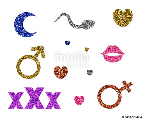 500x417 Set Of Erotic Icons Stock Image And Royalty Free Vector