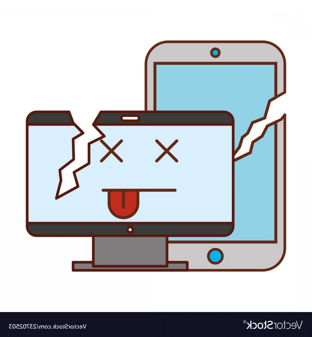 1200x1296 Broken Cell Phone Vector Art Boozeworthy