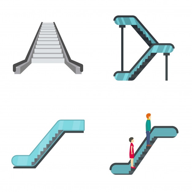 626x626 Escalator Vectors, Photos And Free Download