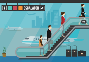 286x200 Escalator Free Vector Art