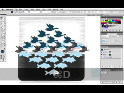 480x360 Vector Tuts Quick Tip Make An Escher Esque Metamorphosis