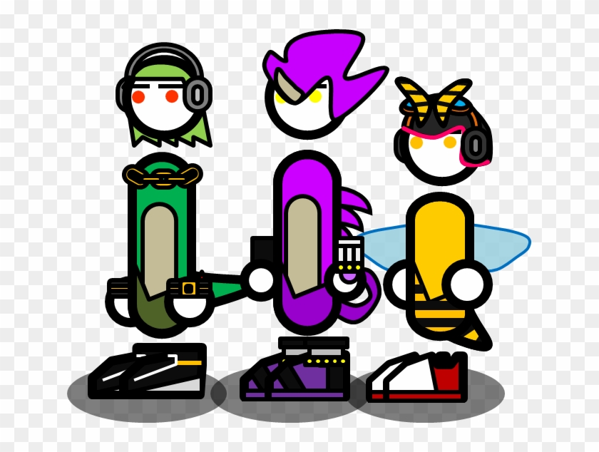 840x634 Vector Espio Charmy Thive