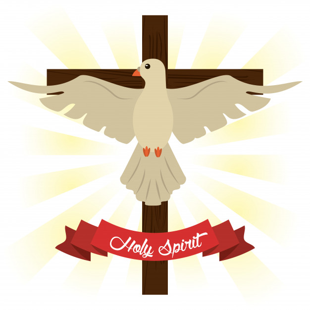 626x626 Holy Spirit Cross Concept Image Vector Premium Download