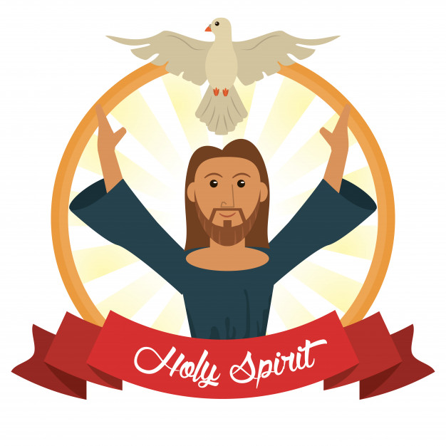 626x626 Jesus Christ Holy Spirit Faith Concept Vector Premium Download