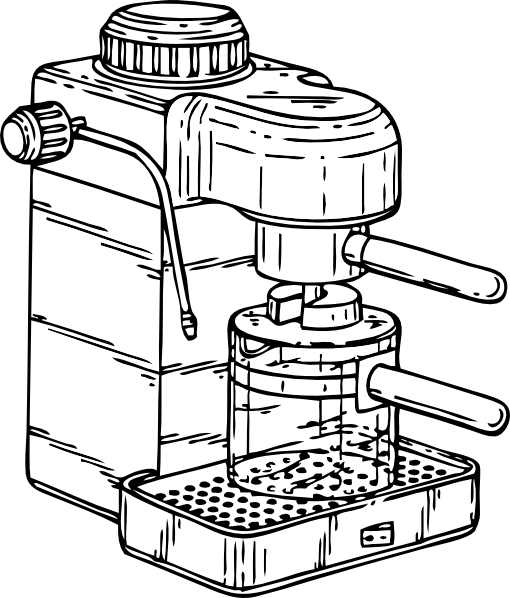 510x598 Espresso Maker Clip Art