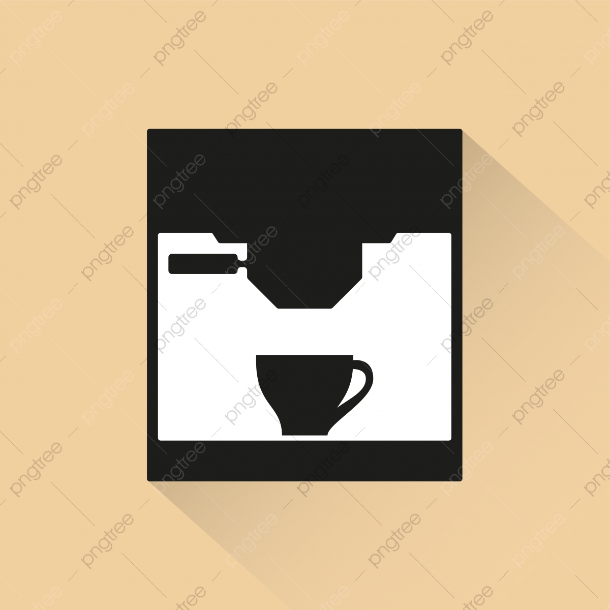 1200x1200 Espresso Machine Icon Flat, Espresso, Machine, Coffee Png