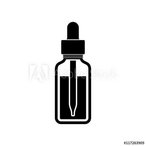 Essential Oil Bottle Icon, Dropper Bottle Icon 500x500 Essential Oil Bottle Icon, Dropper Bottle Icon