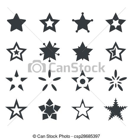 450x470 Estrella, Vector, Conjunto, Iconos Vector, Conjunto, Estrella