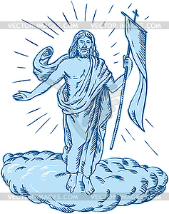 237x300 Jesus Christ Resurrection Etching